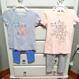 Cat & Jack T-shirts and leggings